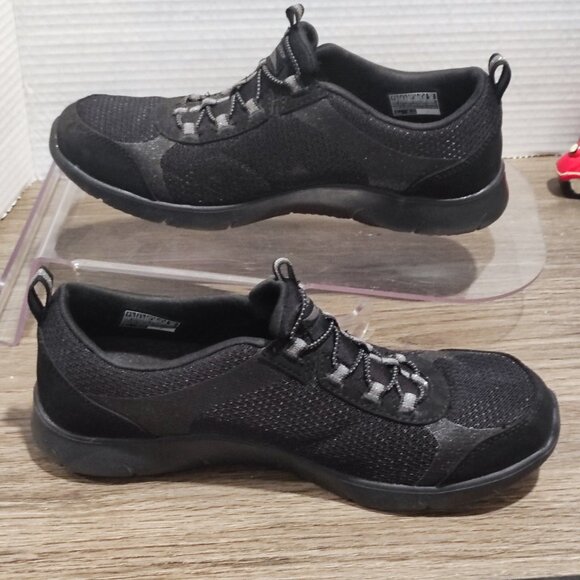 Skechers Arch Fit Refine - Her Best sneakers women's size 7.5 black mesh - Picture 2 of 13